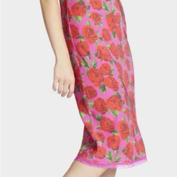 MALIBU MIDI DRESS RASPBERRY - Picture 3 of 9